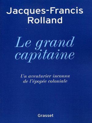 cover image of Le grand capitaine
